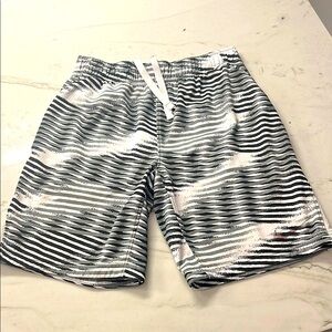 Nike DRI-FIT Gray, Black and White athletic shorts